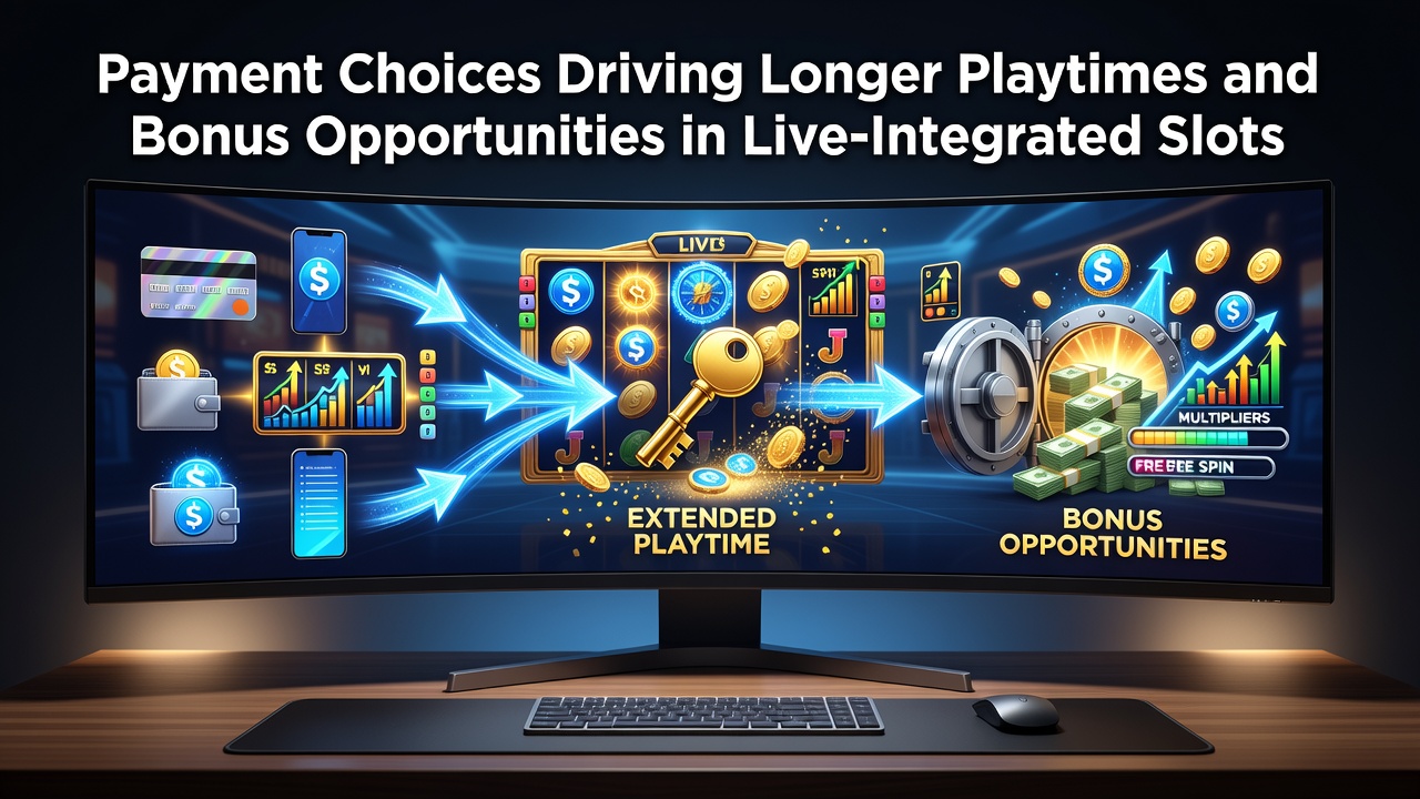 Verschiedene Zahlungsmethoden und ihre Auswirkungen auf Live-integrierte Slot-Sessions