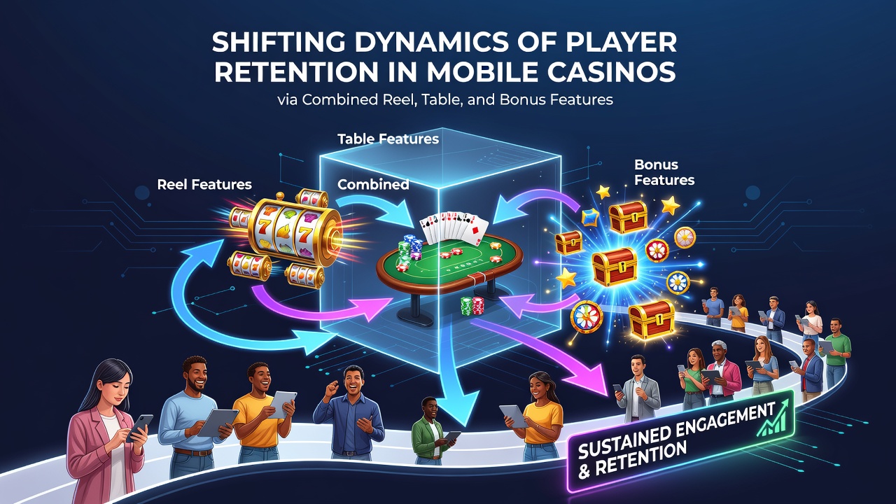 Mobile Casino Spielerbindung mit kombinierten Features